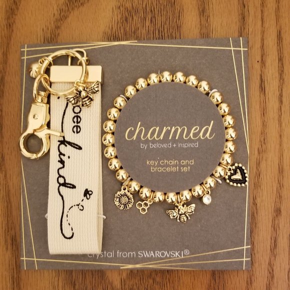 Beloved+Inspired Jewelry - Beloved & Inspired Charmed Key Chain and Bracelet